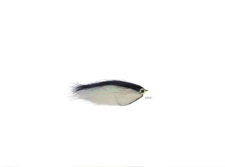 Predox Weedless Pike Fly B&W
