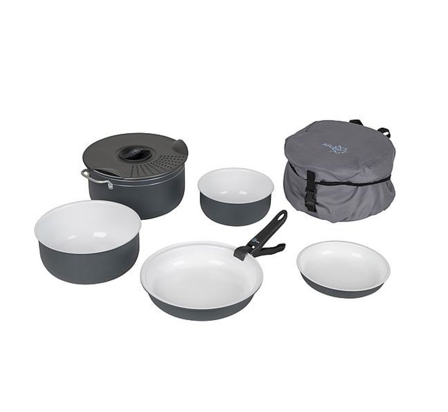 Bo-Camp Pannenset Camping Ceramic 7-Dlg