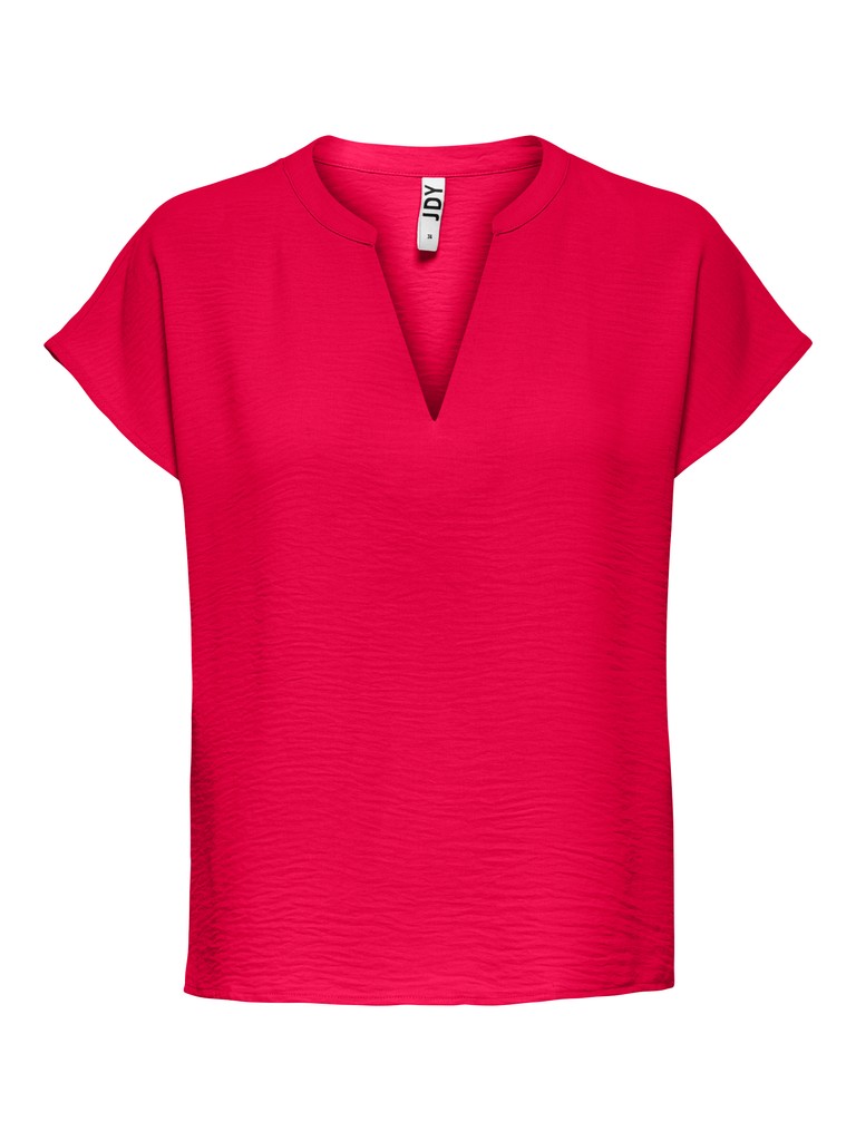 Jacqueline DE Yong Lion Life S/S Top Wvn Dames
