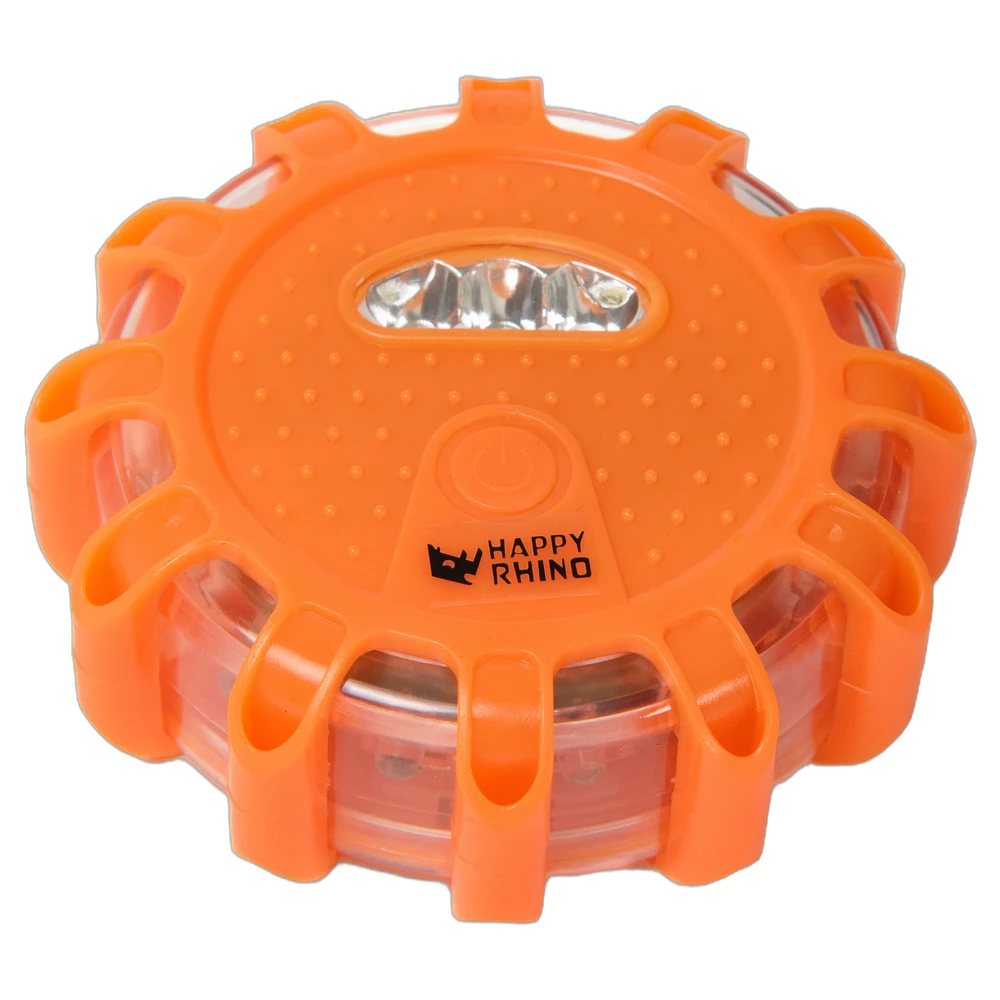 Happy Rhino Waarschuwings Disk Oranje