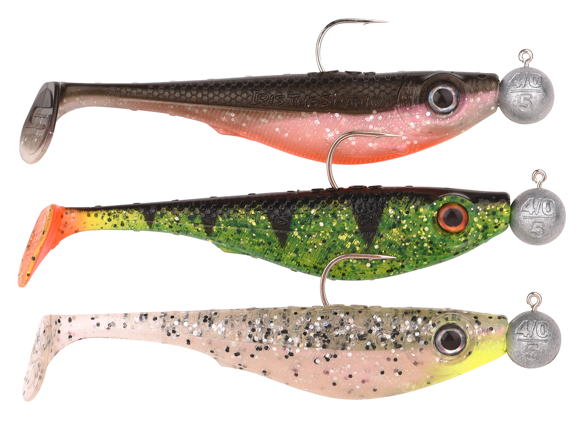 Spro Iris Shad To Go 8Cm Uv S&P. Perch. Olive 5Gr