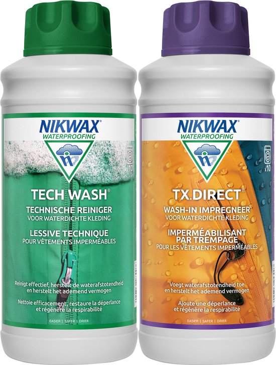Nikwax Twin 1 liter Tech Wash en TX Direct