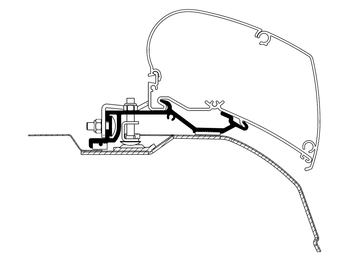 Thule Ducato/Jumper/Boxer Adapter 2007 L2H2 325