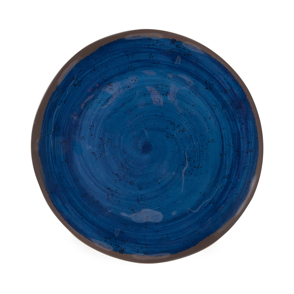 Bo-Camp Servies Halo 12Dlg Melamine Blau