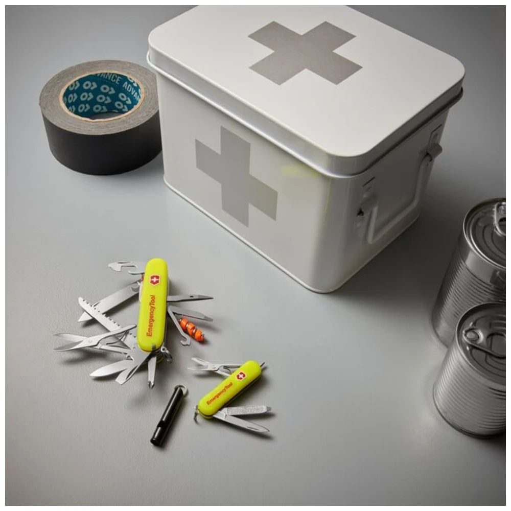 Victorinox Zakmes Signature Emergency Tool, 8 Functies, Fluo Geel