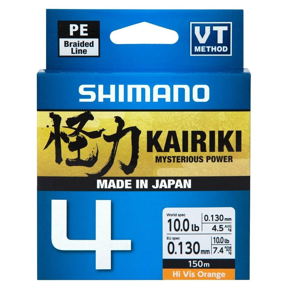 Shimano Line Kairiki 4 3000M 0.23MM 18.6Kg Orange
