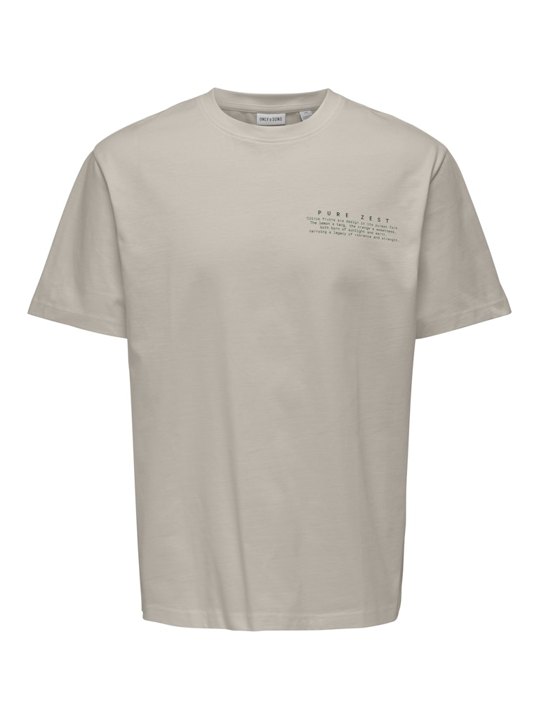 Only & Sons Fred Life Rlx SS Print Tee Heren
