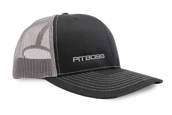 Pit Boss Baseball Hat - Universal, Black & Grey