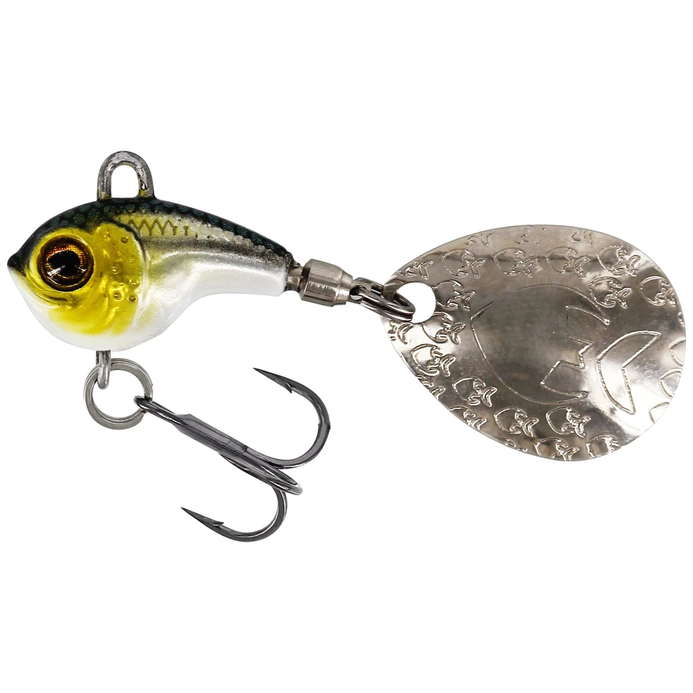 Westin Dropbite Tungsten Spin Tail Jig 1.8C, 9G Headlight