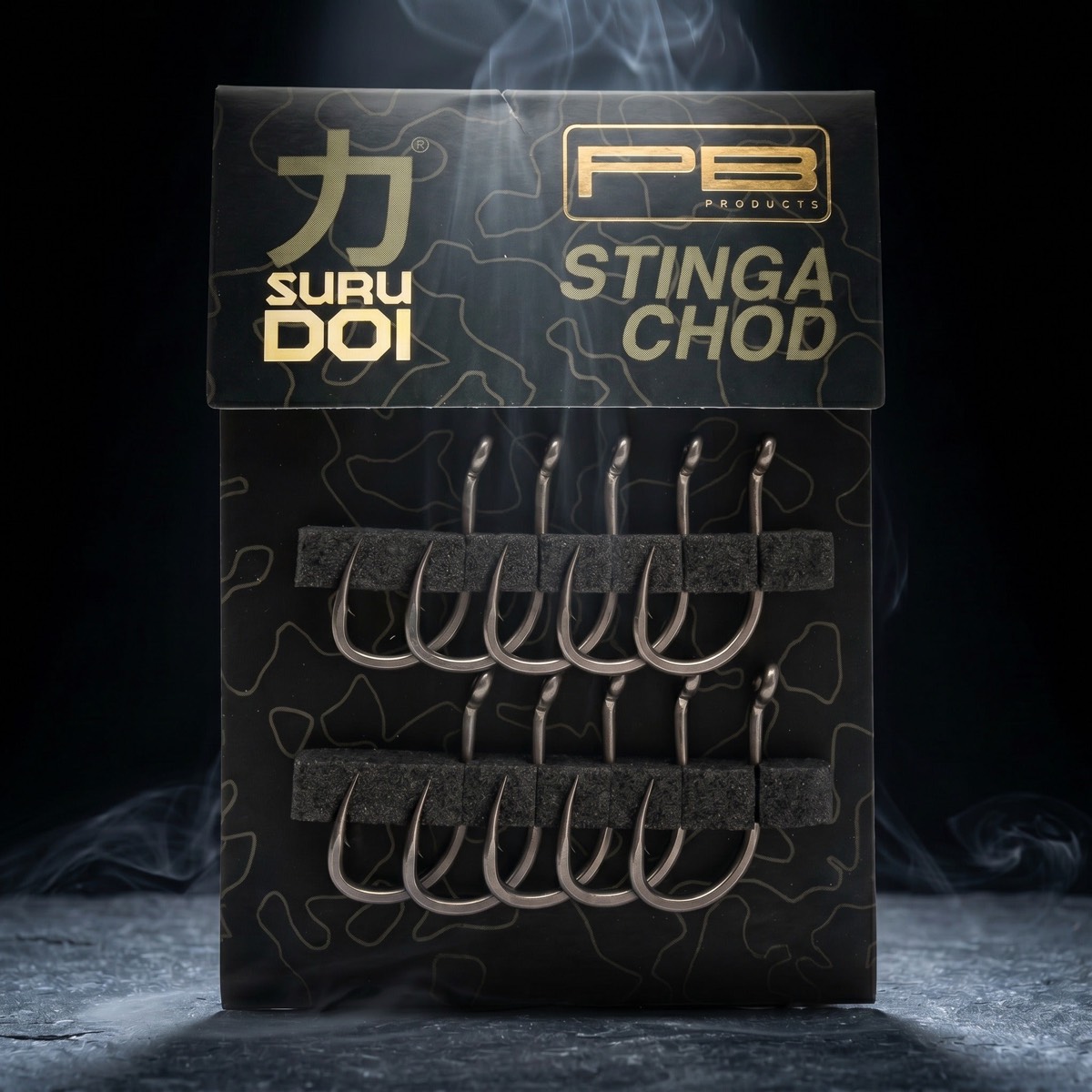 PB Products Surudoi Stinga Chod Hook Ptfe 10Pcs Size 4