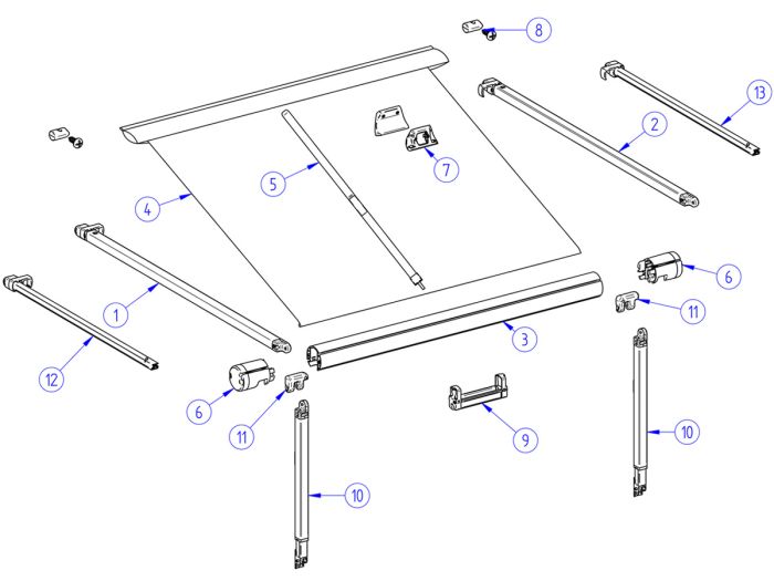 Thule Set Bevestiging Rafter 1200