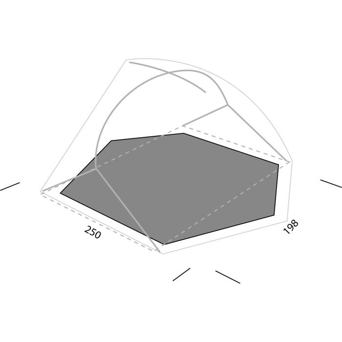 Exped Lyra lll - Footprint