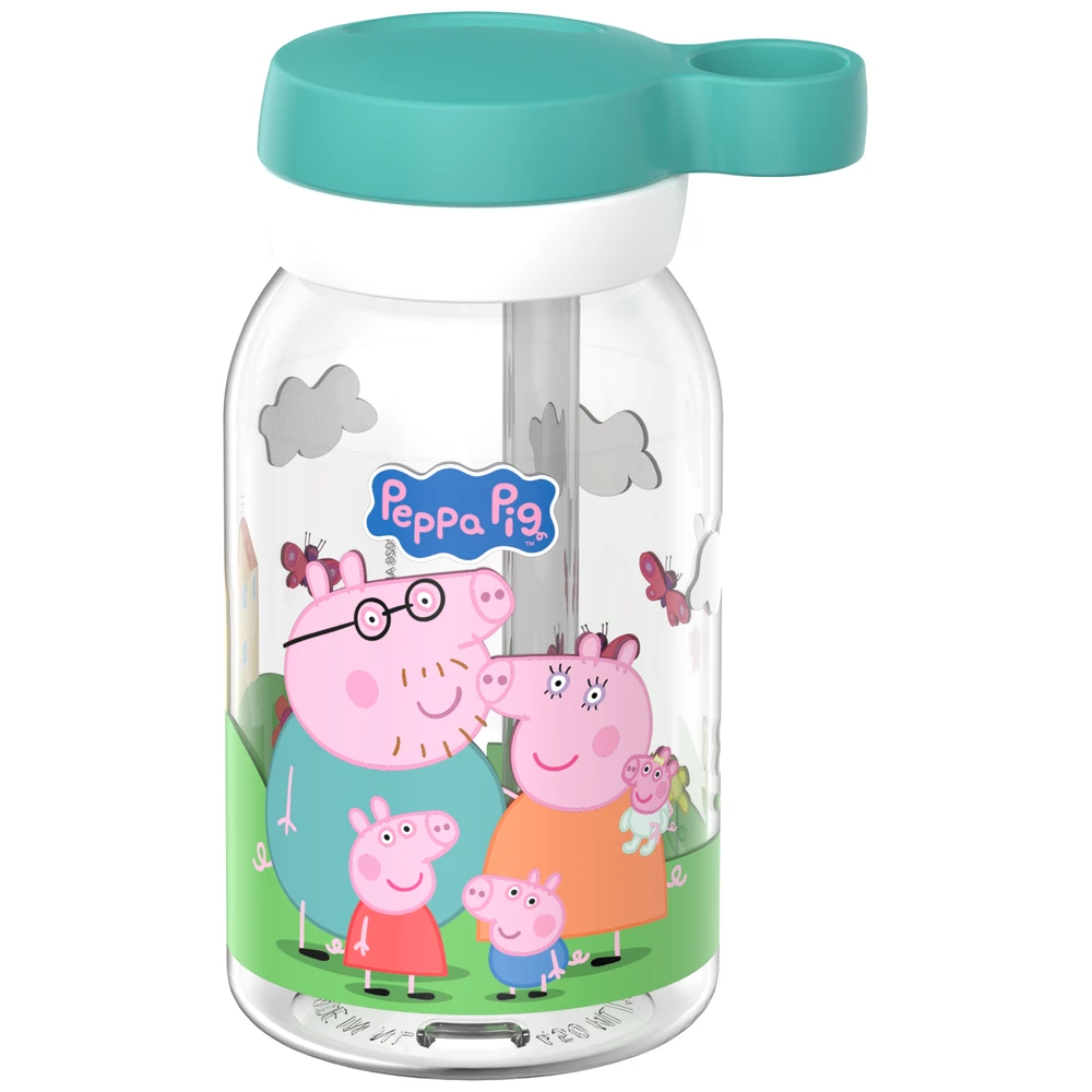 Mepal Drinkfles Met Rietje Campus 450 Ml - Peppa Pig