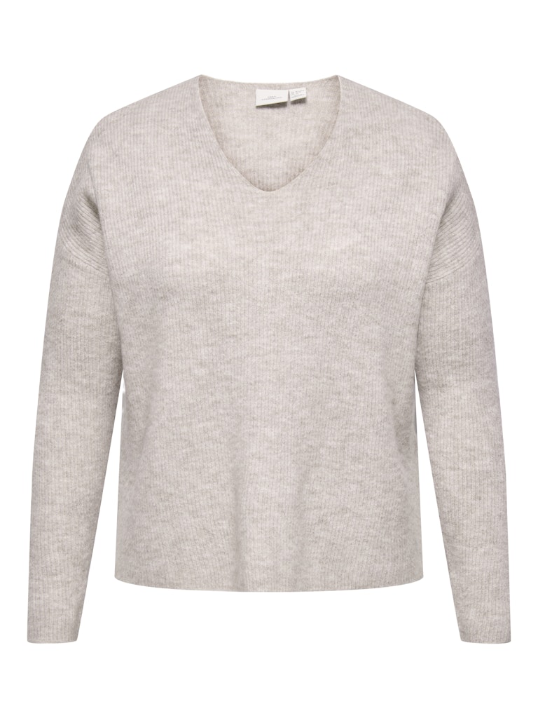Only Carmakoma Camilla V-Neck L/S Pullover Knt Dames