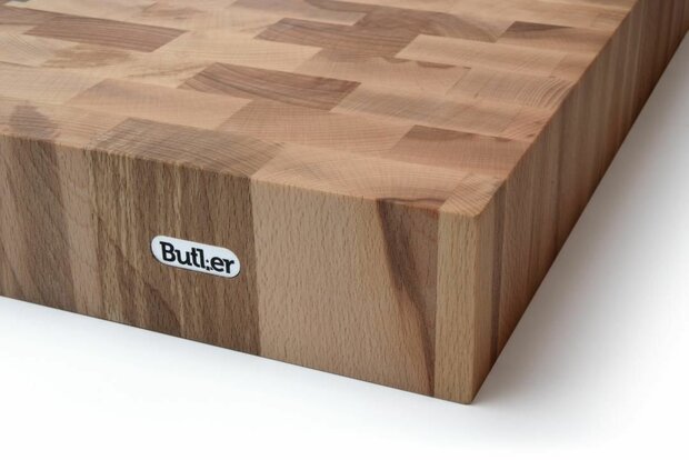 Butler Hakblok Beuk Kops 60 X 40 X 6 Cm