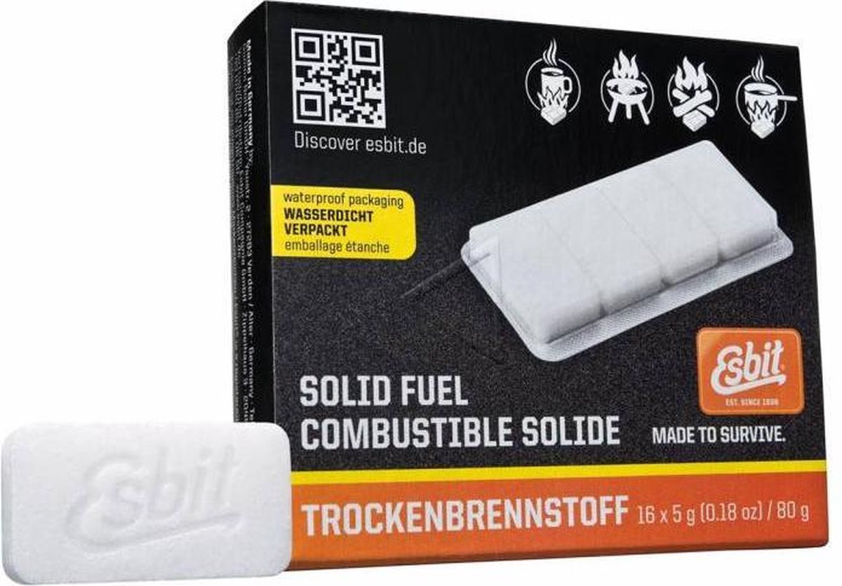 Esbit Solid Fuel - 16X5 Gram