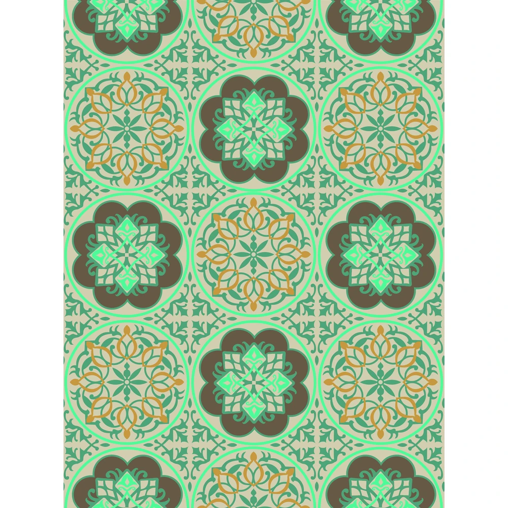 Blommie's Lifestyle Buitenkleed Groen/Bruin 150X210 Cm