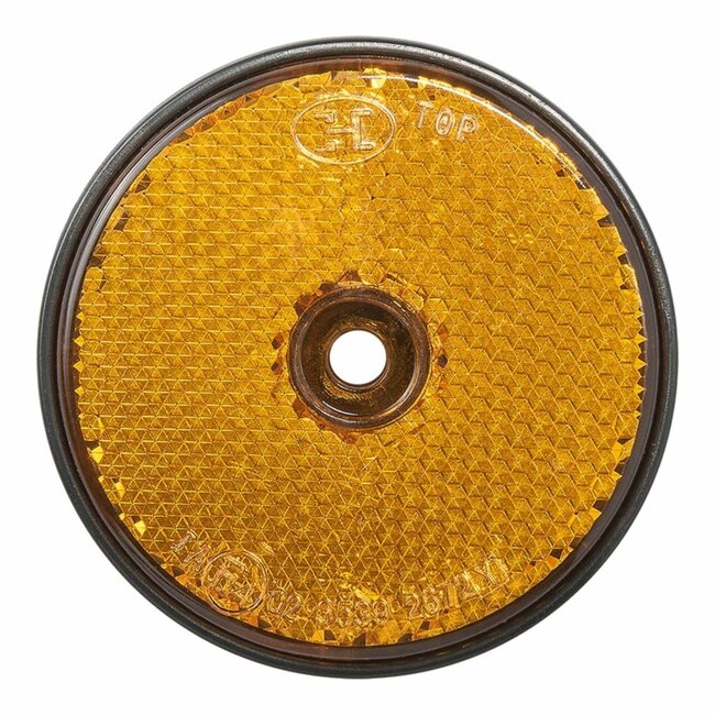 Proplus Reflector Oranje 60 Mm Schroefbevestiging - 2 Stuks Proplus Reflector Oranje 60 Mm Schroefbevestiging - 2 Stuks