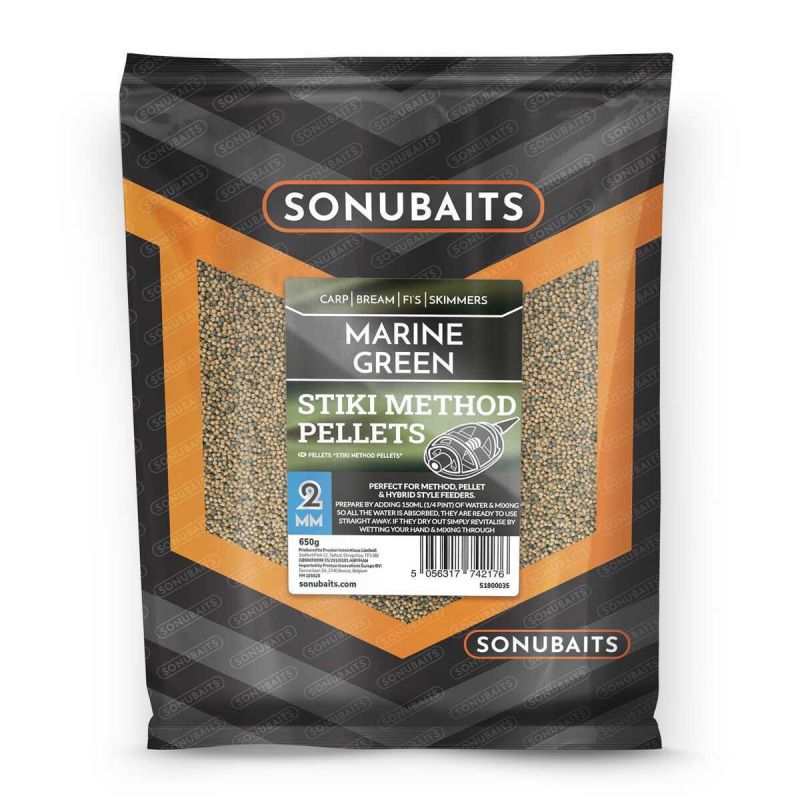 Sonubaits Stiki Method Pellets Marine Green 2MM