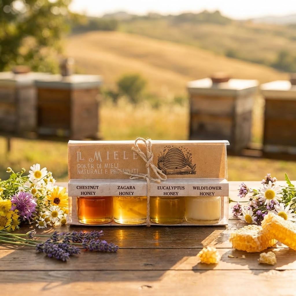 Artigiani Set Van 4 Italiaanse Honingsoorten 4x45 ML
