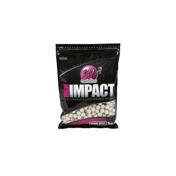 Mainline High Impact Boilie Diamond Whites 15Mm 1Kg