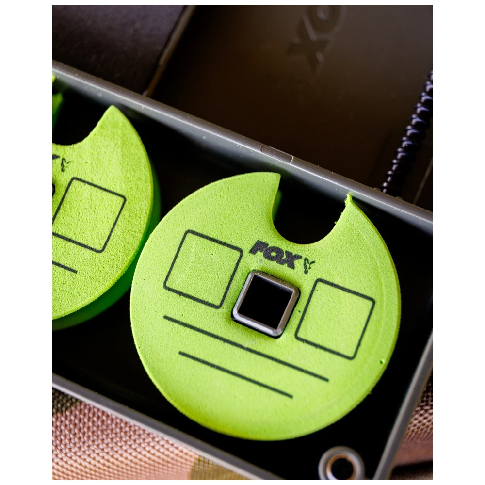 Fox Edges Large Rig And Disc Box Inc 50 Pins / 7 Discs