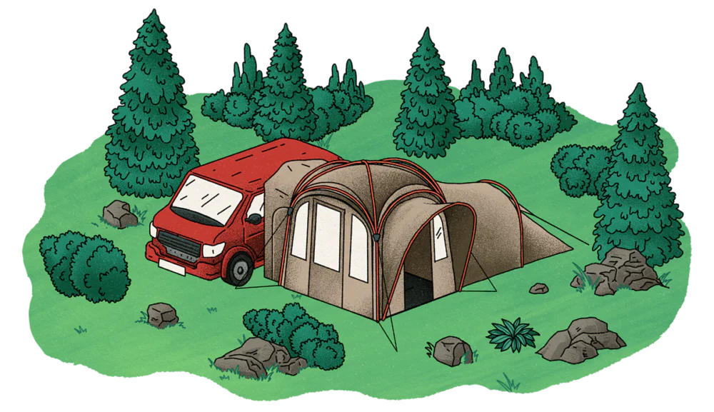 Kampa Mod 250 Dune - DA Tunnel Mid