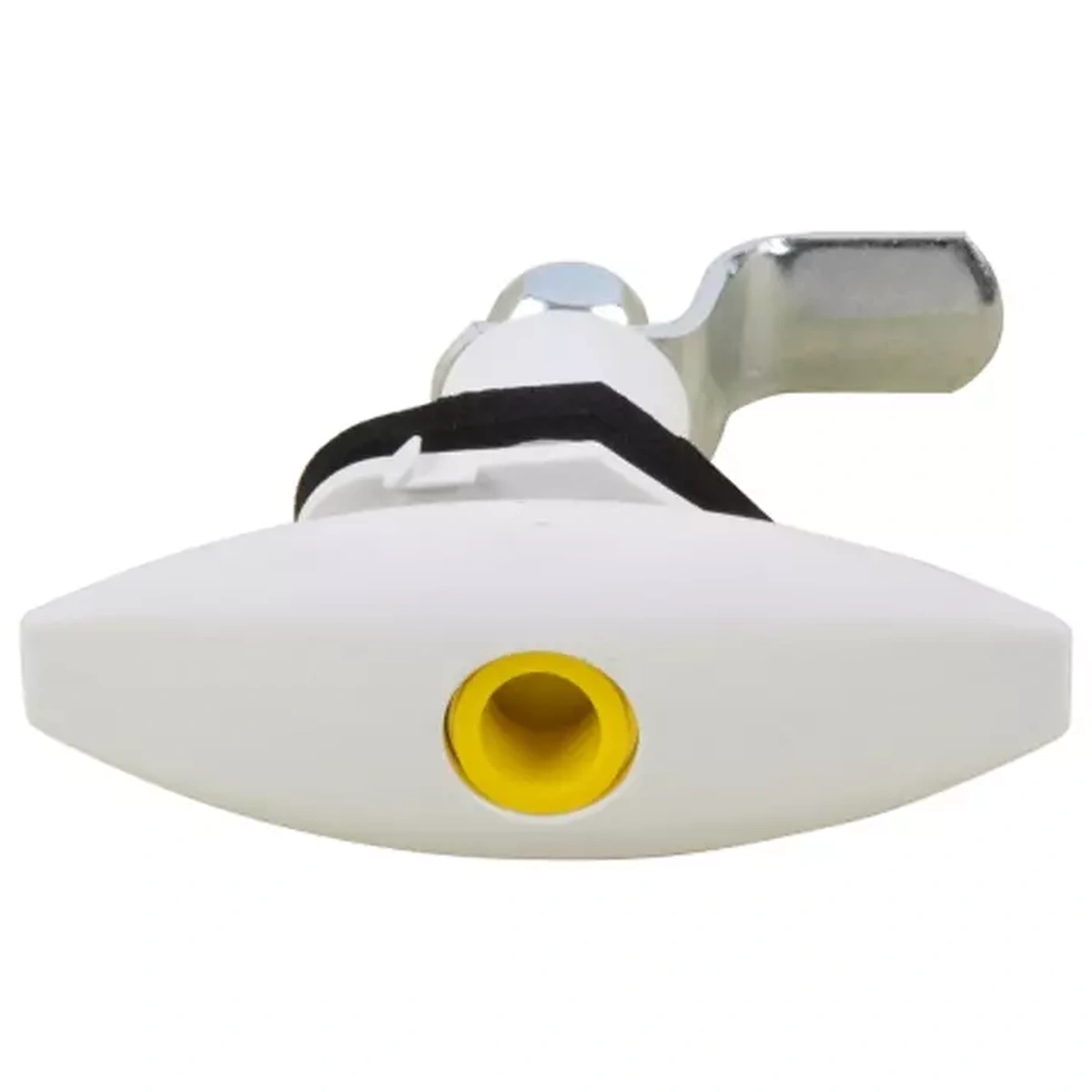 Disselbakslot Wit Ovaal Zonder Cylinder