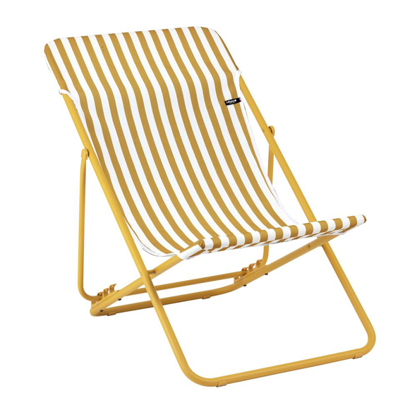 STRANDSTOEL MAXI TRANSAT RAYURE MIEL