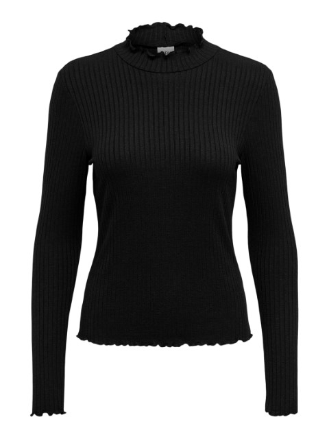 JDY Fransiska Lange Mouw Highneck Top Jrs Dames