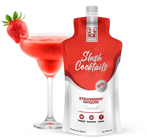 24Ice Slush Cocktail Strawberry Daiquiri 150Ml 10%