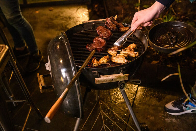 Forged Churrasco Forged Olive Spies V-Vorm 70 Cm
