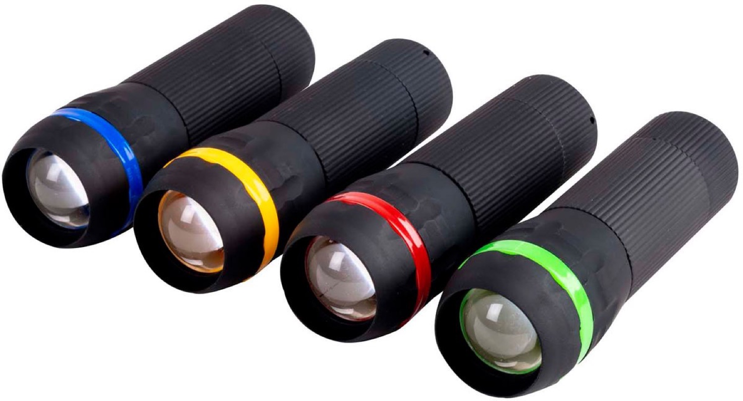 Grundig Zaklamp Led Zoom 3Xaaa Incl 8Ass