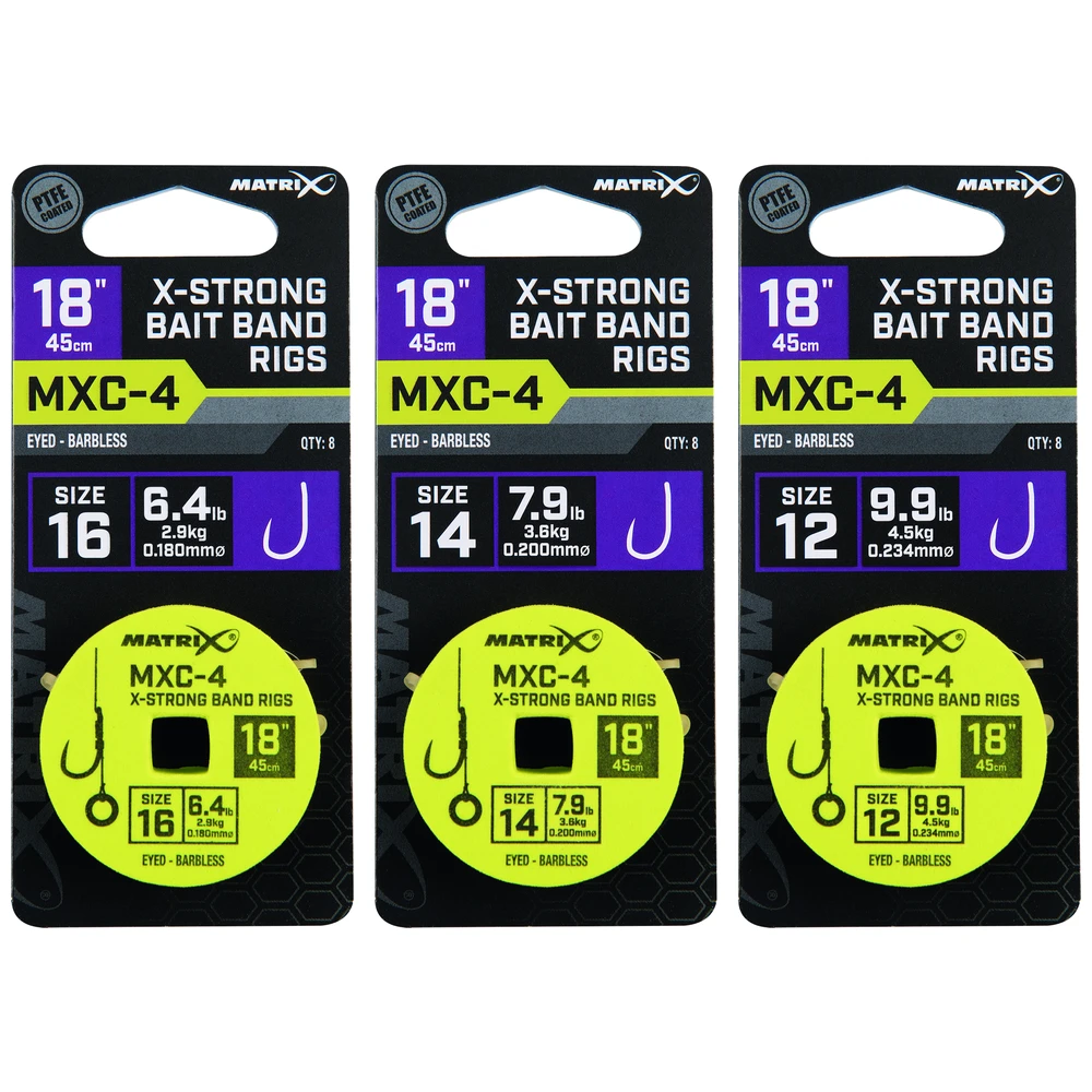 Matrix X/Strong Bait Band Rigs Size 16