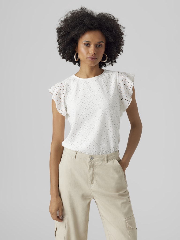 Vero Moda Tassa SL Frill Top Dames