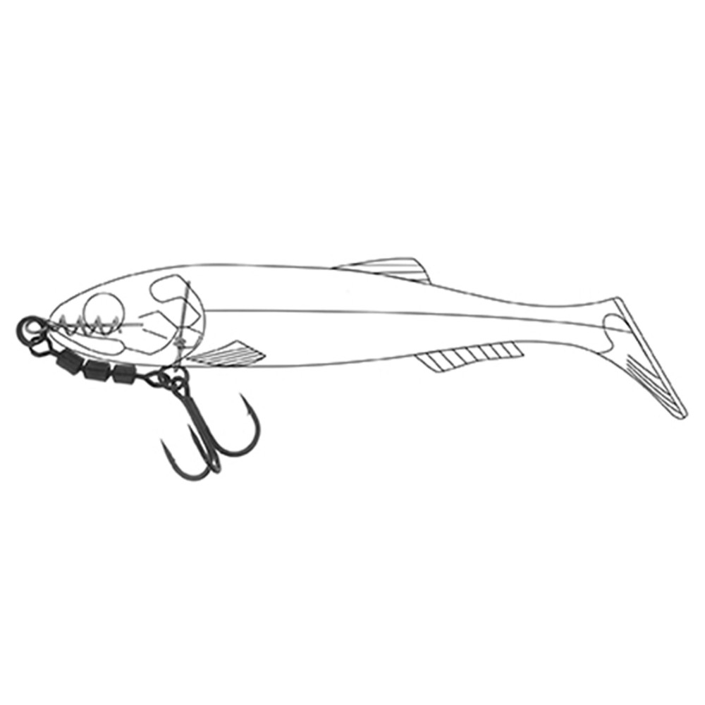 Molix Soft Bait Stinger - Single Treble Hook Size #4