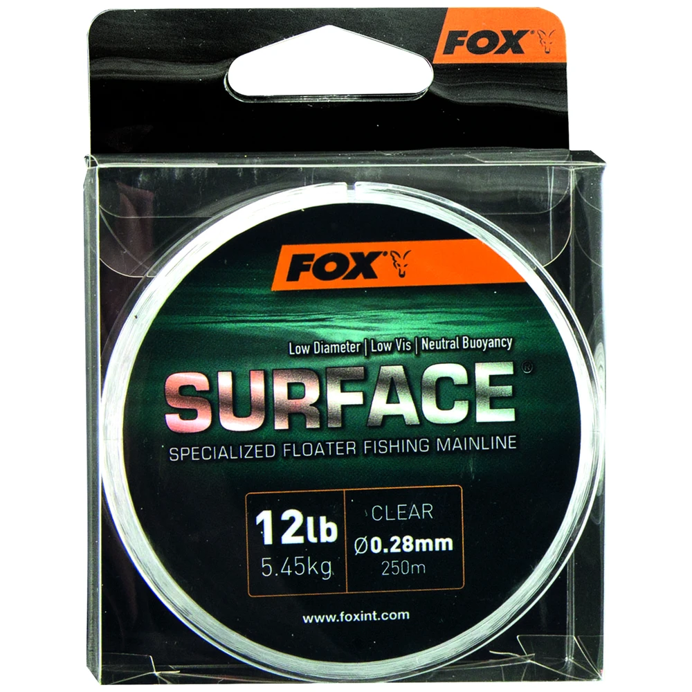 Fox Surface Specialized Floater Fishing Mainline Clear 0.28MM 250M 12Lb