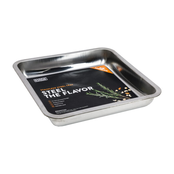 Smokin' Flavours Rvs Tray 30X30 Cm