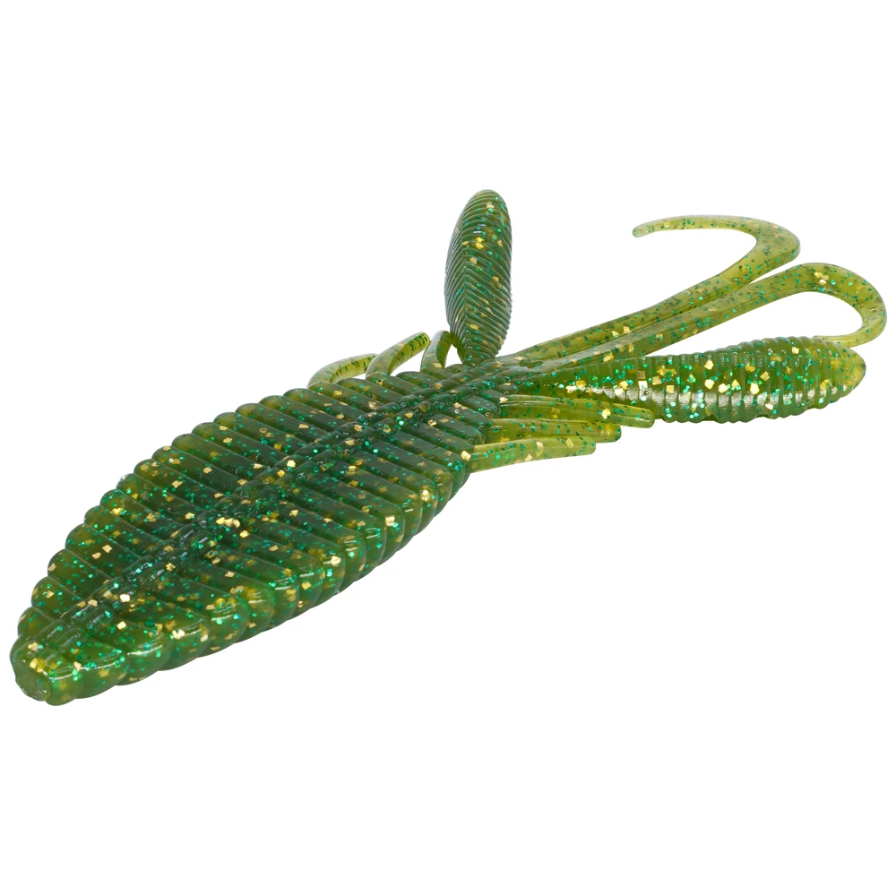 Spro Hide-UP Stagger Wide Hog 4" #111 Chartgrn Goldf