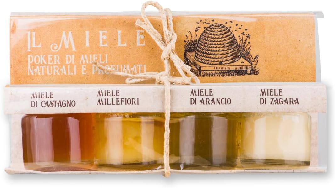 Artigiani Set Van 4 Italiaanse Honingsoorten 4x45 ML