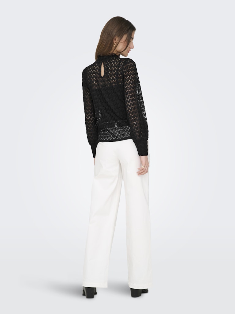Jacqueline de Yong Avery L/S Lace Top Dames 