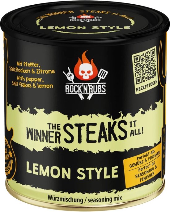 Rock'n Rub The Winner Steaks It All Lemon Style 180 Gr