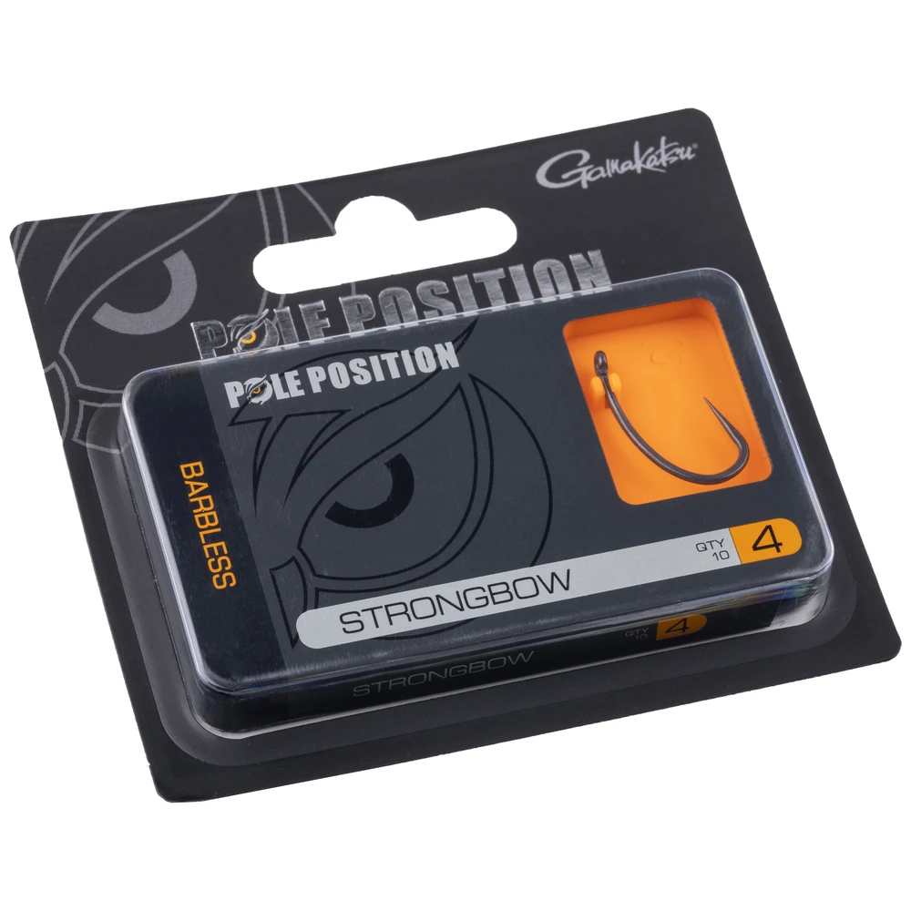 Pole Position PP Strongbow Hooks Ptfe #2 Barbless