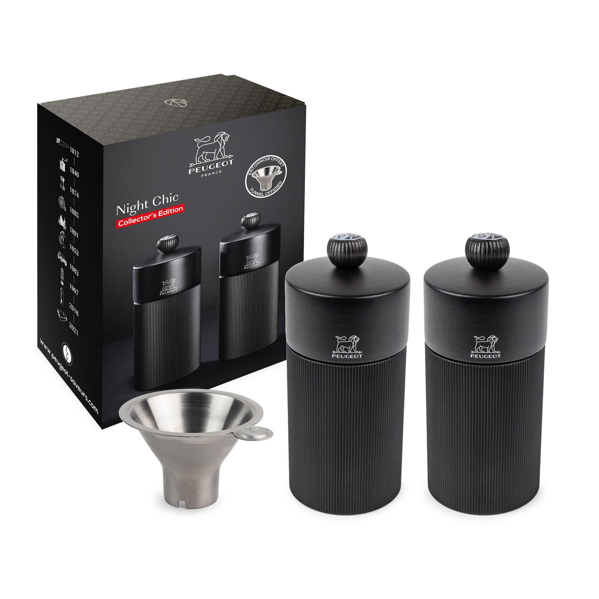 Peugeot Line U'Select Peper- En Zoutmolen 12 Cm Night