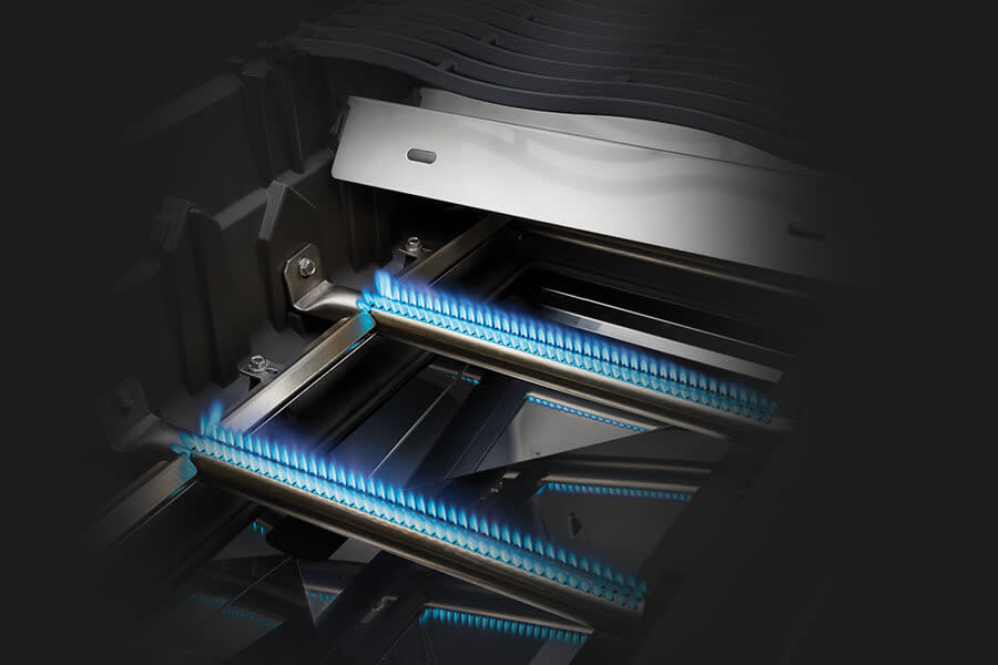 Napoleon Rogue Pro-S 525 Met Sizzle Zone En Achterbrander Zwart