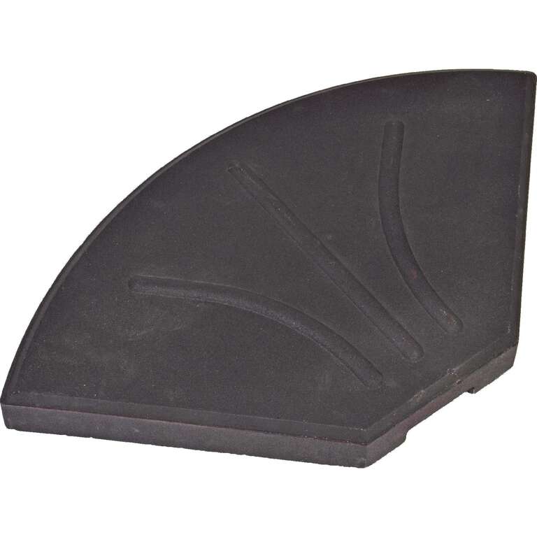 Leslie Living Inlegplaat Parasolvoet Virgo Up - 20kg - Antraciet - 6x4x2 cm