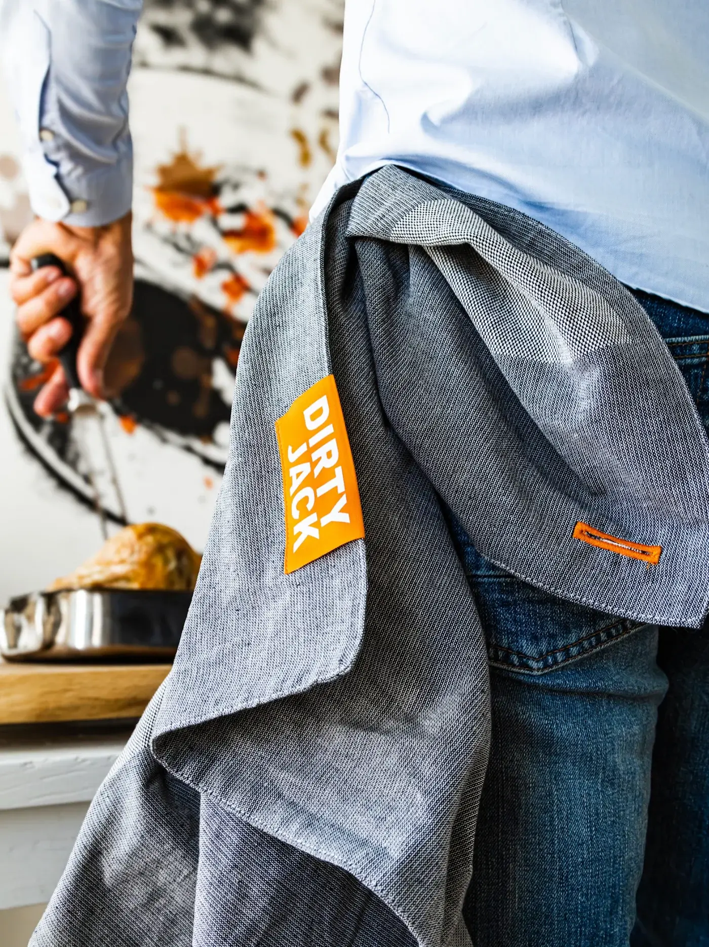 Dirty Jack Kookdoek Charcoal - Orange Label