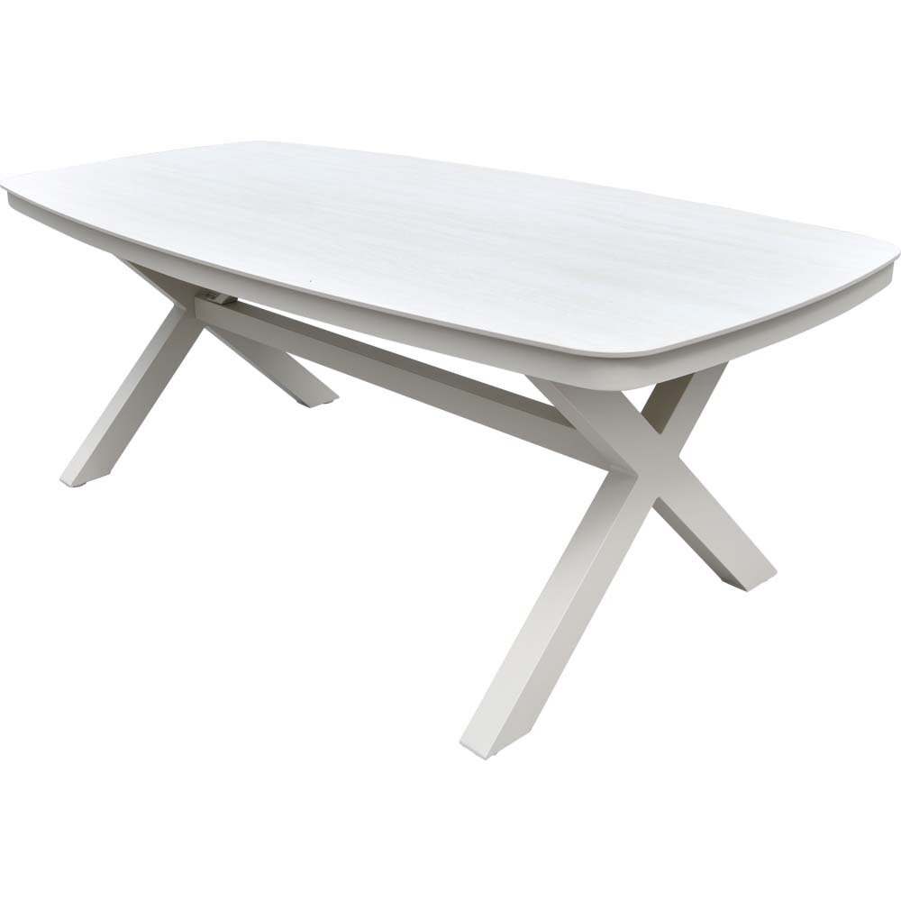 Leslie Living Tuintafel Davos Deens Ovaal 200 CM Crema