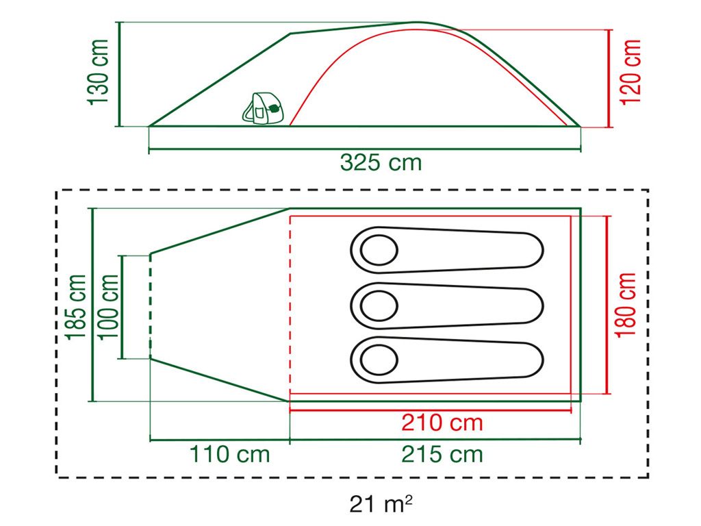 Coleman Tent Kobuk Valley 3+