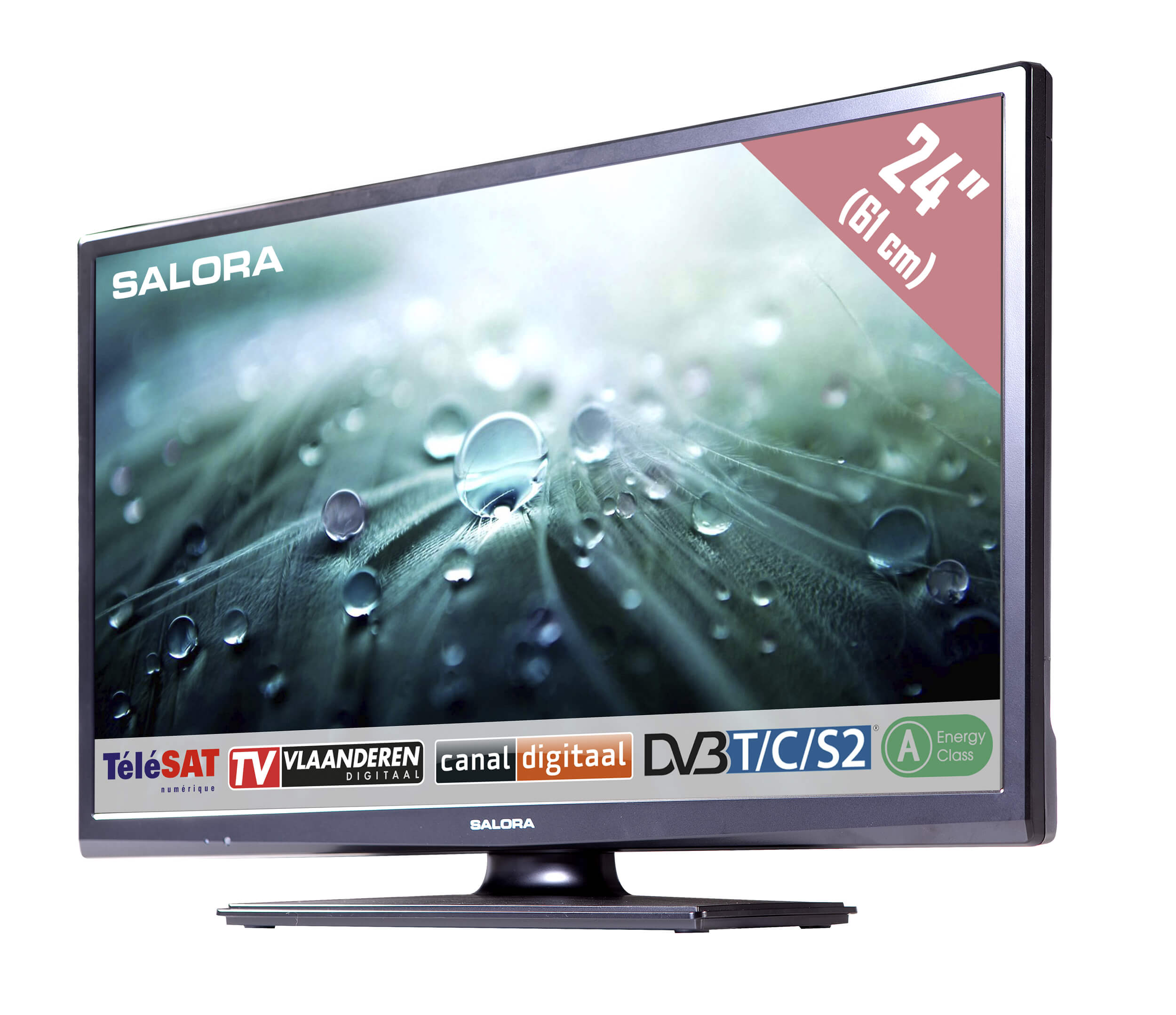 Salora Tv Travel Salora 24" 12/230V Led9109Cts2 Cd Led